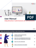 FIDReC Portal Management System - Tutorial - AdjudicationSubmission