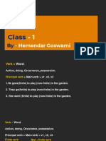 Class: - Hemendar Goswami