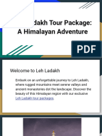 Leh Ladakh Tour Package - A Himalayan Adventure