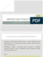 MONETARY POLICY CASE ANALYSIS Acelios