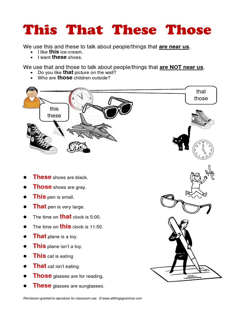 This vs That: Grammar Quiz Guide | PDF