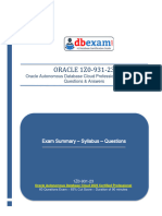 Oracle 1Z0 931 23 Questions and Answers PDF