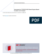 Research On Power Enhancement of TCD2015V08 Diesel Engine Based On One-Dimensional Simulation and Analysis