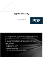 Types of Essay