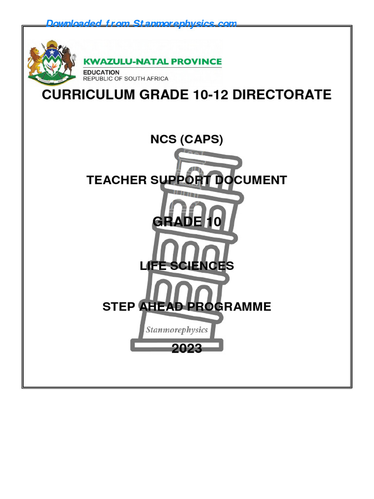 Kzn lfsc grade 10 step ahead teacher support document 2023 pdf