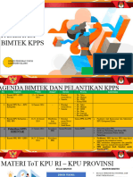 SIMULASI BIMTEK PPK, PPS Dan KPPS Kab. Klaten