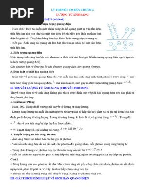 3. Những giới hạn của thuyết lượng tử ánh sáng