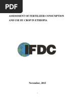 Ethiopia ASSESSMENT OF FERTILIZER CONSUMPTION