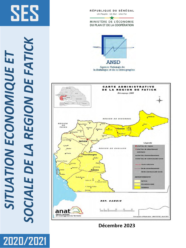 État Économique de la Région de Fatick | PDF | Main-d'œuvre | Chômage