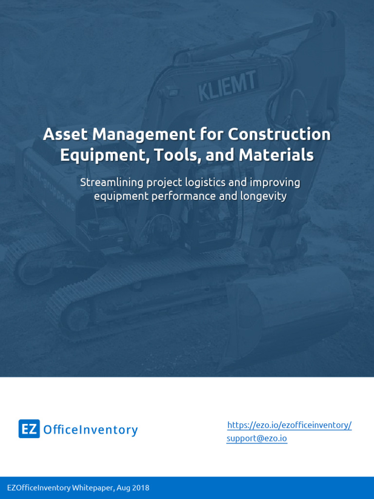 Construction Asset Tracking Solutions | PDF | Predictive Analytics ...