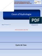 Cours Hydrologie EUROMED. (3 S2)