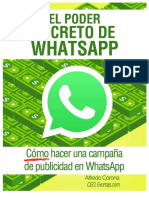 El Poder Secreto de WhatsApp. Cómo Hacer Una Campaña de Publicidad en WhatsApp - Alfredo Corona