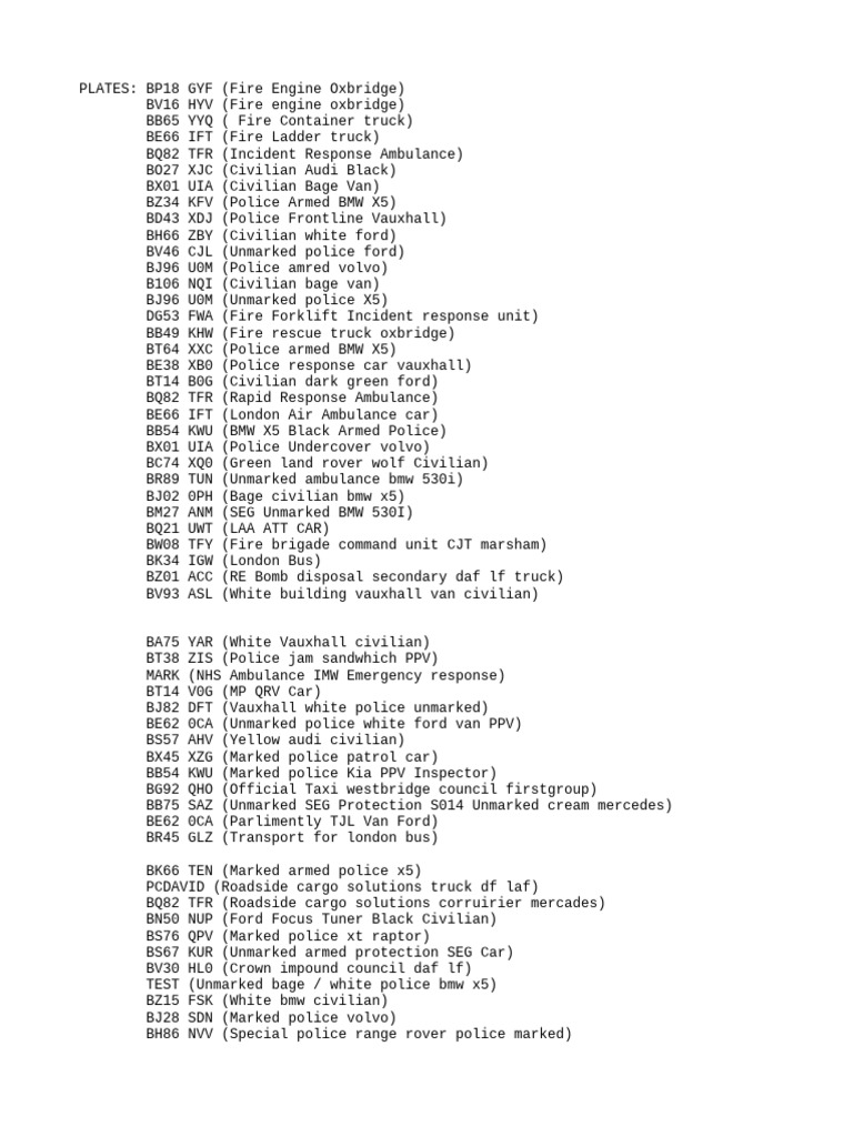 Dvla fourm 1 plate updates pdf police car vehicles