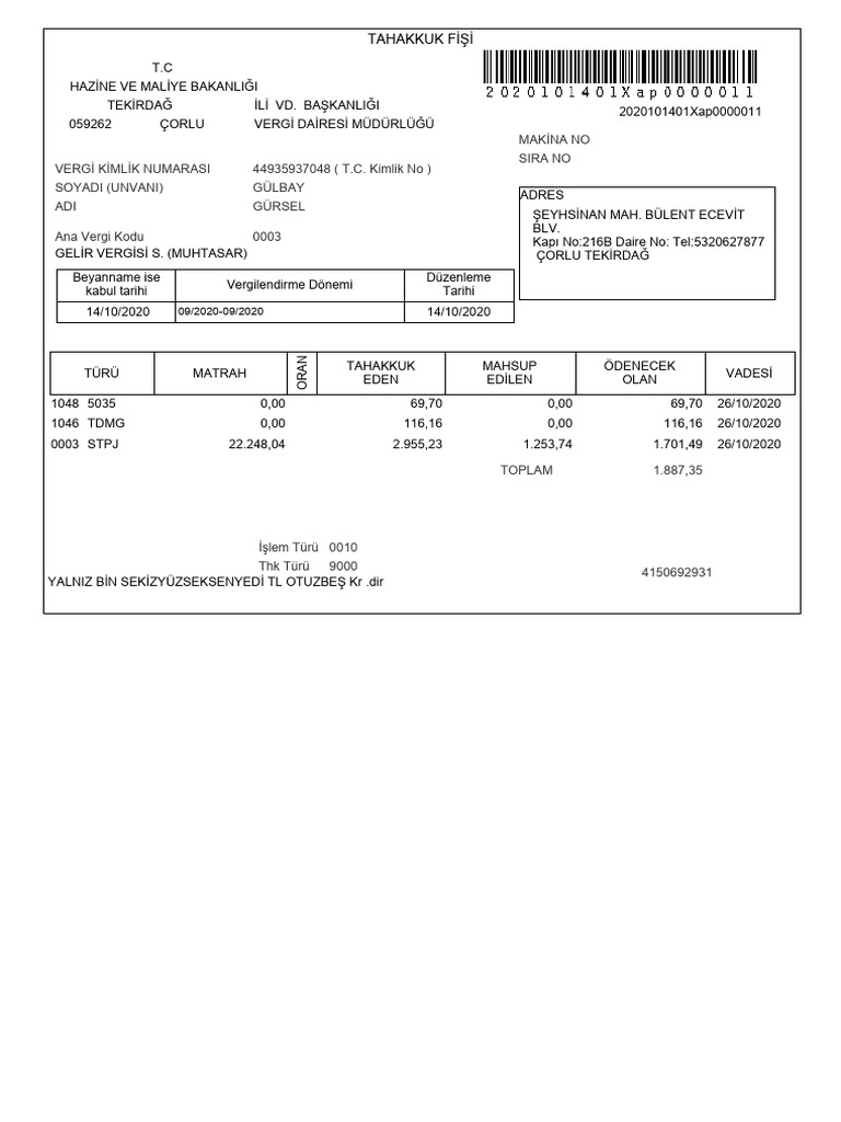 086 gursel eylul muhtasar uc aylik xml thk pdf