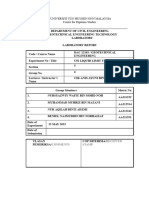 Report Liquid Limit Test