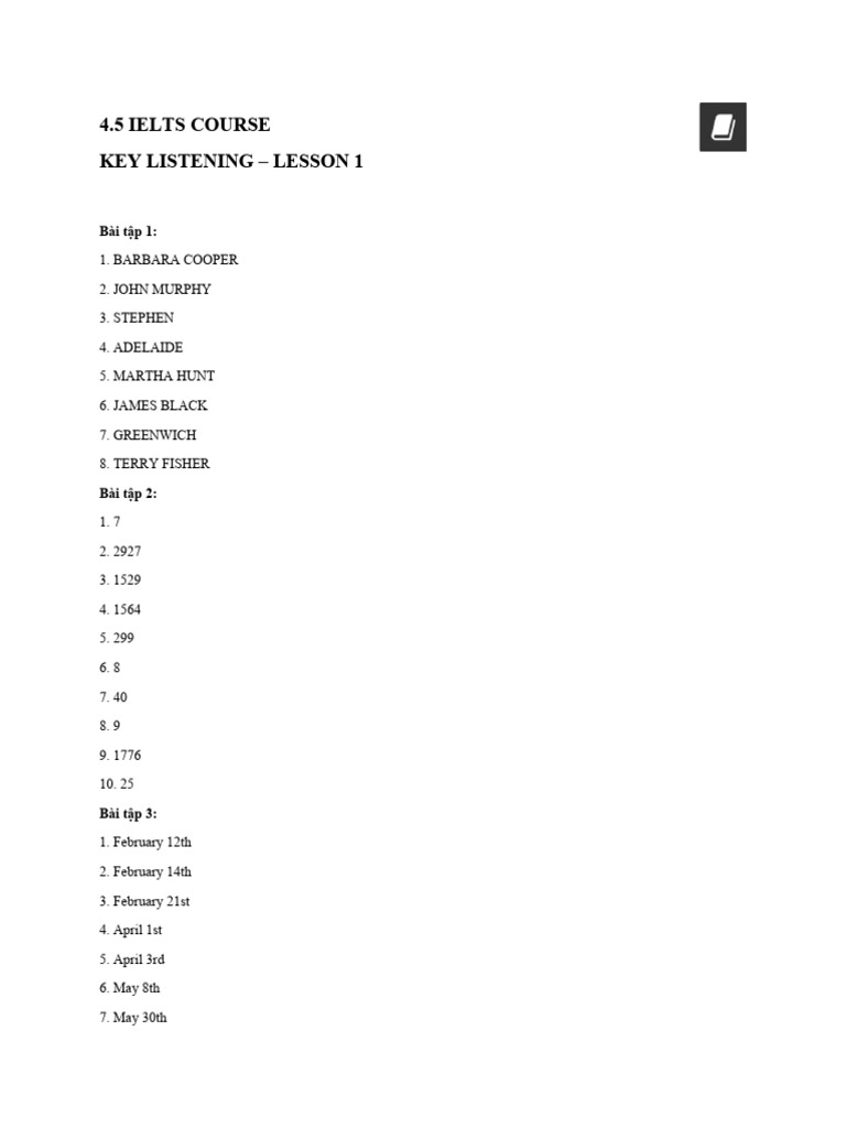 4.5 IELTS - Listening.key 1.90 | PDF | Apartment