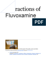 Interactions of Fluvoxamine