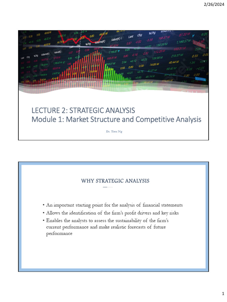 Strategic Analysis of Market Structure | PDF | Profit (Economics ...