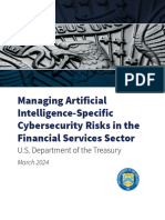 Managing Artificial Intelligence-Specific Cybersecurity Risks in The Financial Services Sector