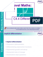 C4.4 Differentiation