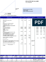 RÉMUNÉRATION - Bulletin de Paie MARIS Emmanuel 03.23