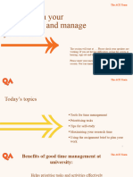 How To Plan Your Assignments and Manage Your Time