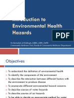 Environmental Health Hazards Today and Future