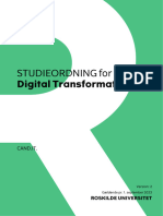 Studieordning For Digital Transformation: Cand - It