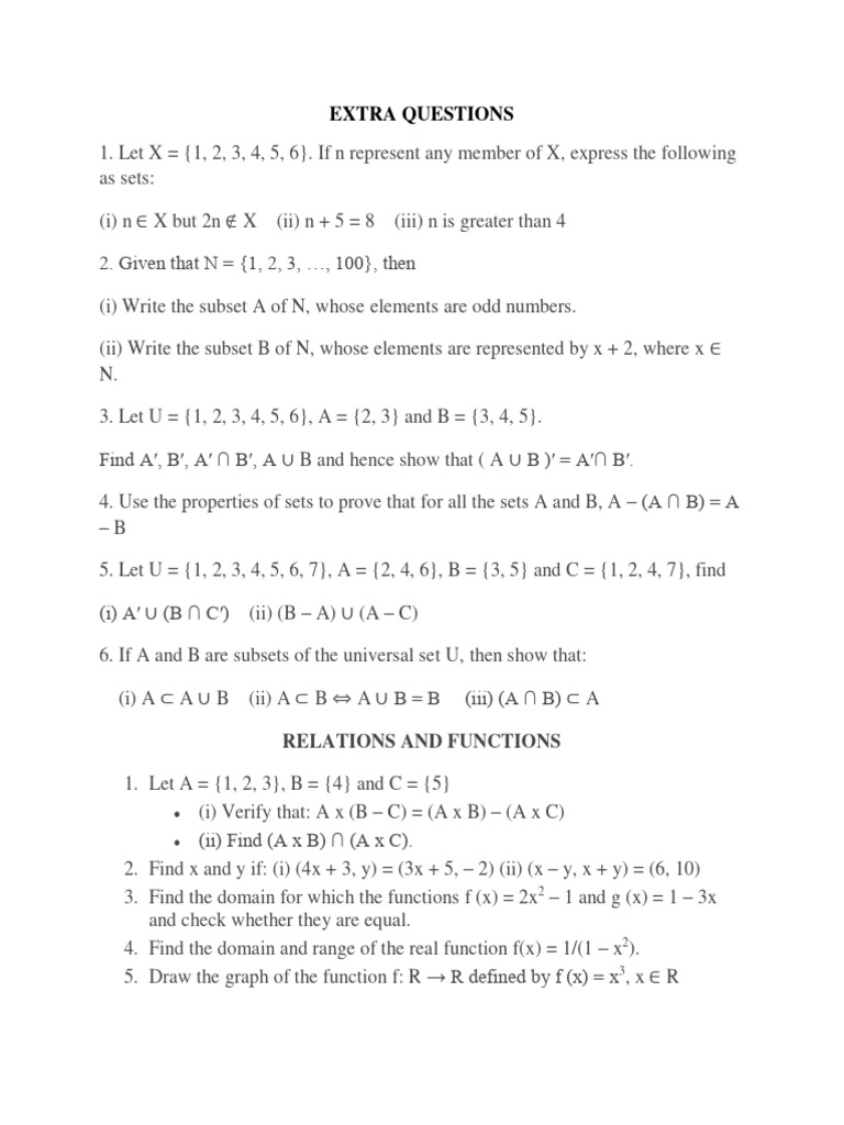 Ex 3.3 Class 11 Math