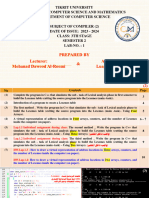 Lab (NO.1+H.W) - Compiler (2) - 2023 - 2024