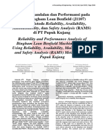 Mesin Bingham Lean Benfield (J1107) Dengan Metode Di PT Pupuk Kujang