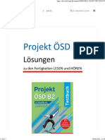 Projekt ÖSD B2 Lösungen PDF