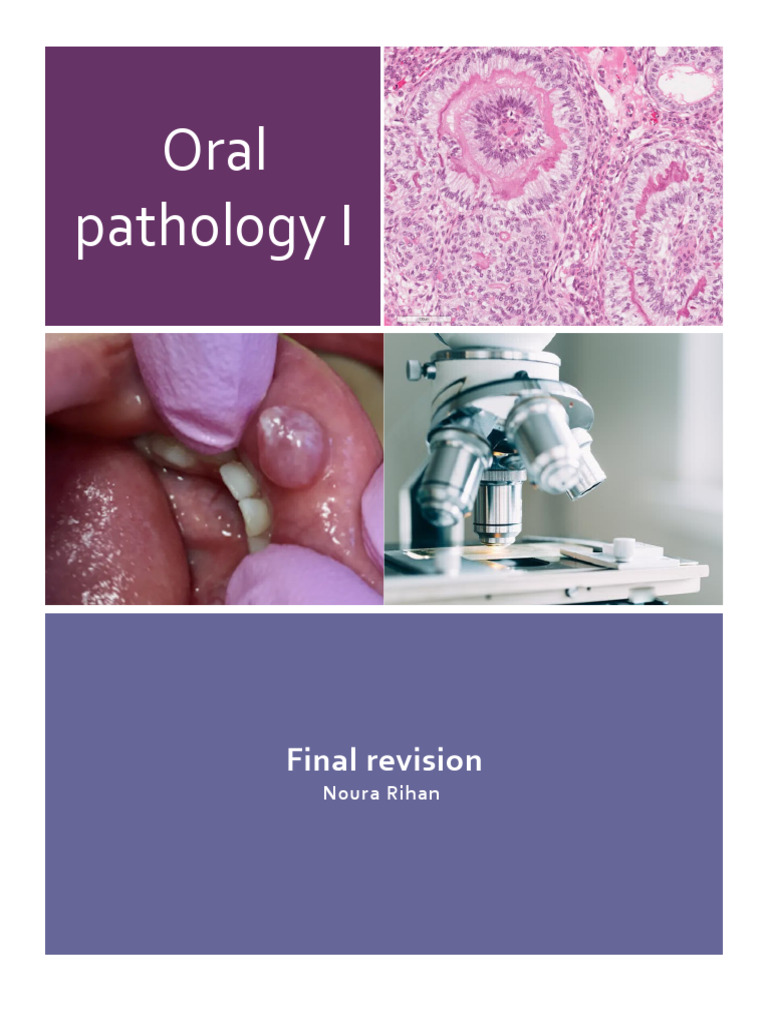 Oral Pathology I | PDF