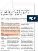 Paediatric Early Warning Scores