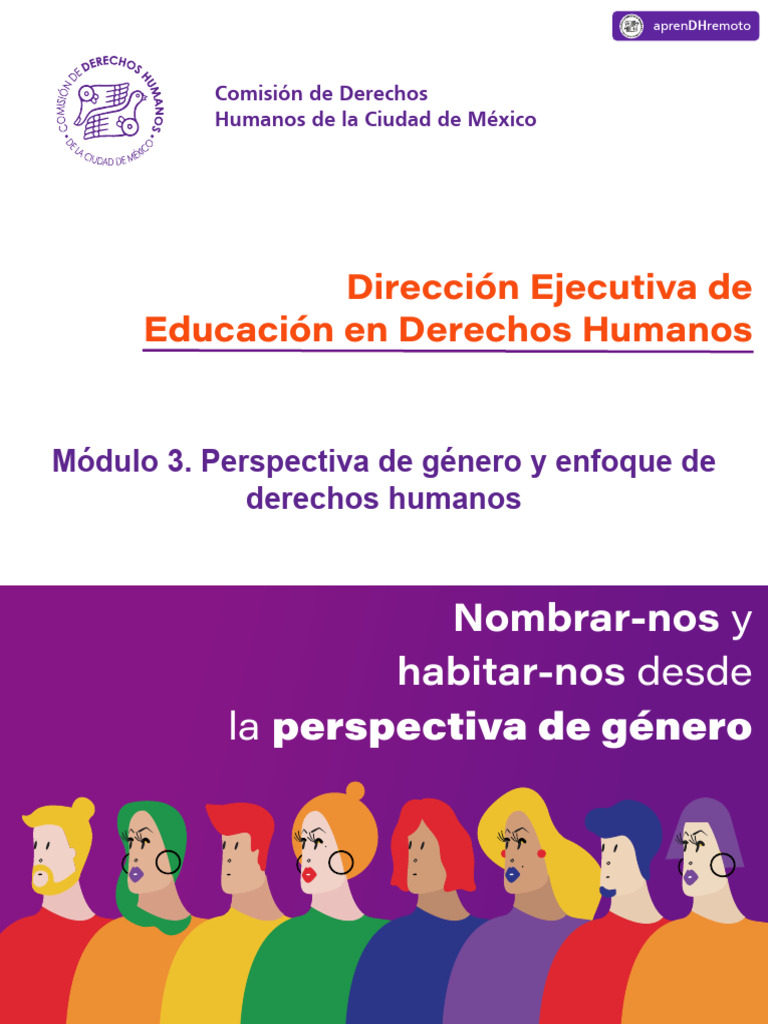 Perspectiva de Género y Derechos Humanos | PDF | Estudios de género ...
