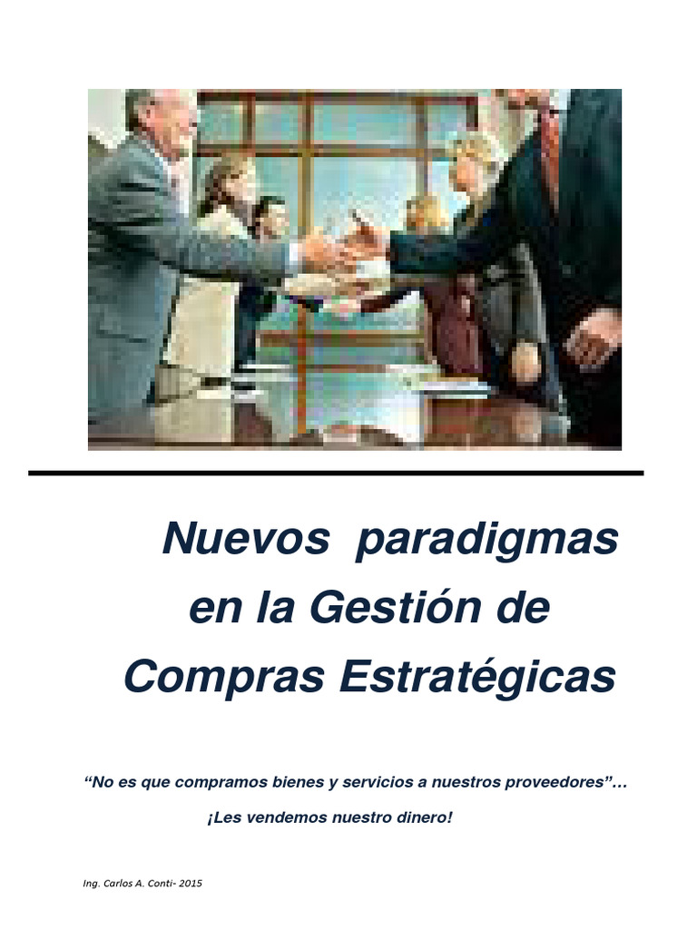 Nuevos Paradigmas en La Gestion de Compras Estrategicas | PDF | Calidad ...