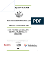 Burundi Plan National de Lutte Contre TB 2011-2015