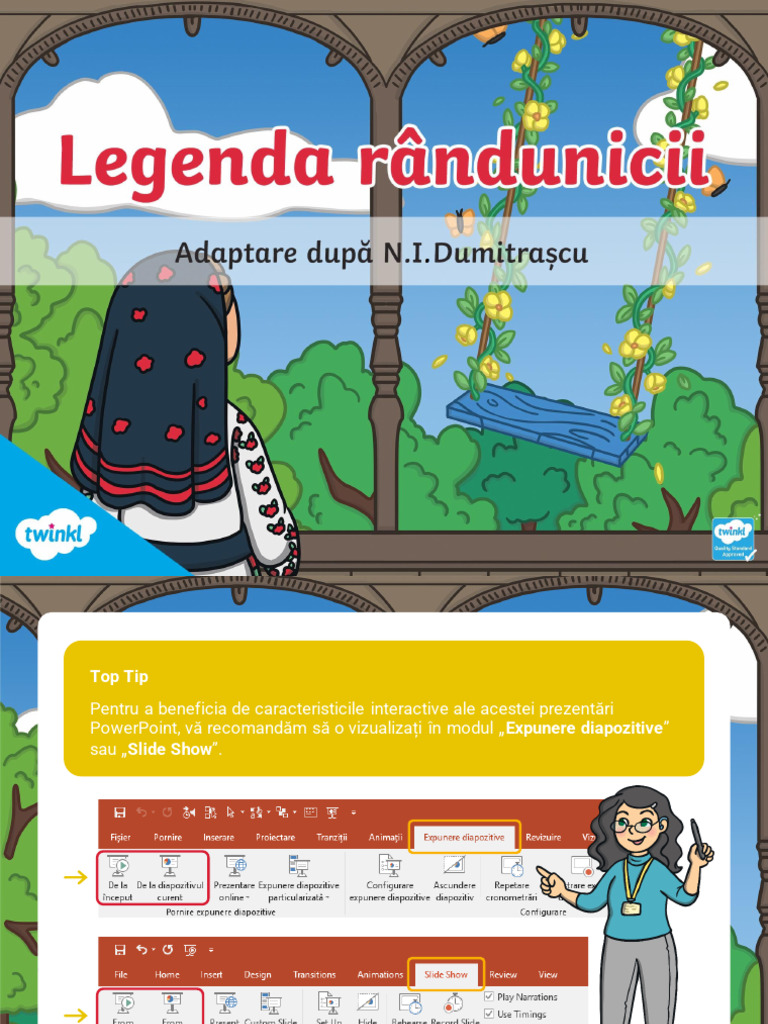 DLC 1650193137 Legenda Randunicii Poveste Powerpoint - Ver - 3 | PDF
