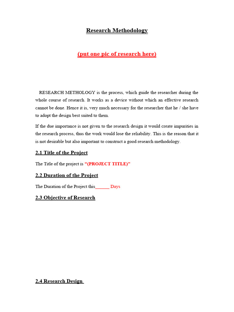 Research Methodology Overview Guide | PDF