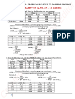 II PU Statistics Passing Package 2023 