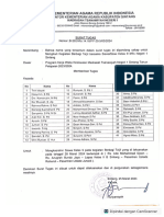 Surat Tugas Pendamping Pembagian Ta'jil