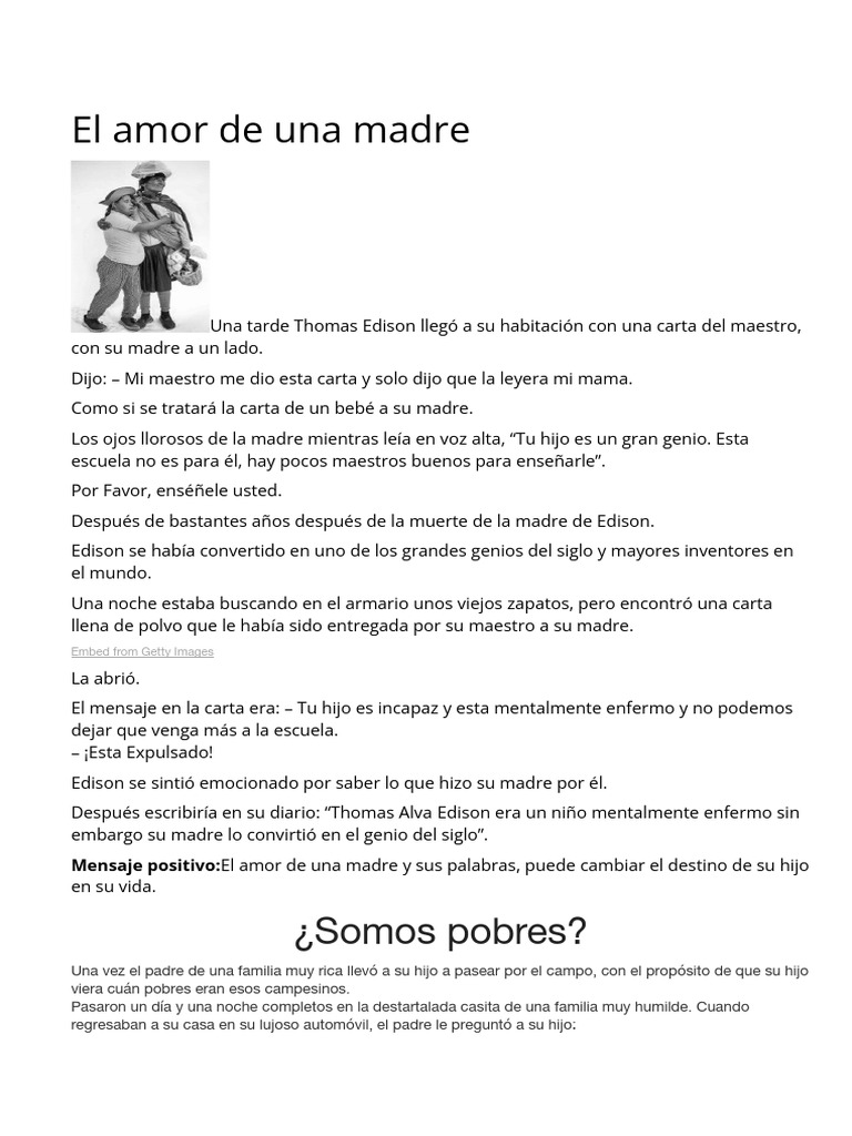 Reflexiones sobre la familia y el amor | PDF | Poesía