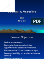 Assertiveness For Critical Thinking and Logics 