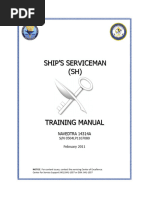 NAVEDTRA 14314A Ship's Serviceman (SH)