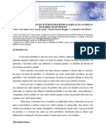 A Variação de Ações Do Setor Petrolífero em Relação Ao Preço Do Barril de Petróleo