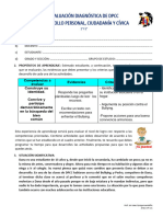 Avaluación Diagnóstica de Dpcc-Jiqa