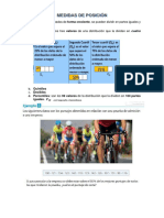 MEDIDAS DE POSICIÓN. Estadistica 2023