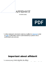 Affidavit