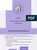 Unit 4 Random Number Generators