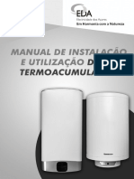 Manual de Instalação e Utilização de Um Termoacumulador